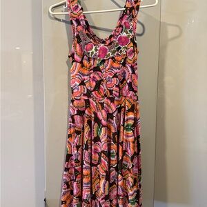 Free People Multicolor Butterfly Mini Dress